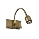 Ideal Lux Dynamo LED wall lamp bronze