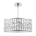 Round crystal ceiling lamp Gelid from Maytoni